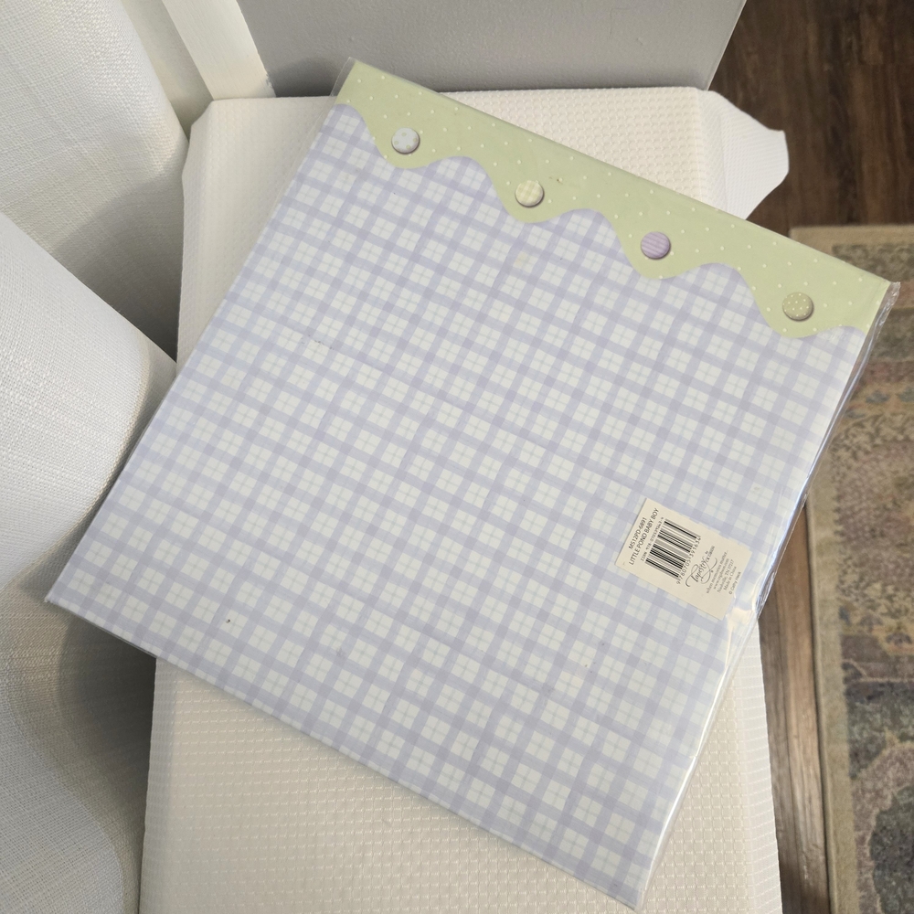 Tapestry Baby Boy Scrapbook Album 20 Page Little Pond Photo Memory 3D Stickers - Picture 2 of 15